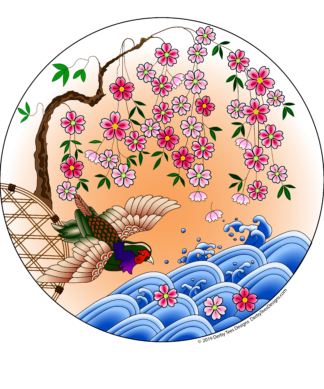 Japanese Cherry Blossom Pheasant